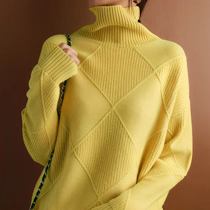 Dione™ | Structured turtleneck jumper