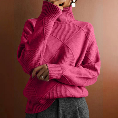 Dione™ | Structured turtleneck jumper