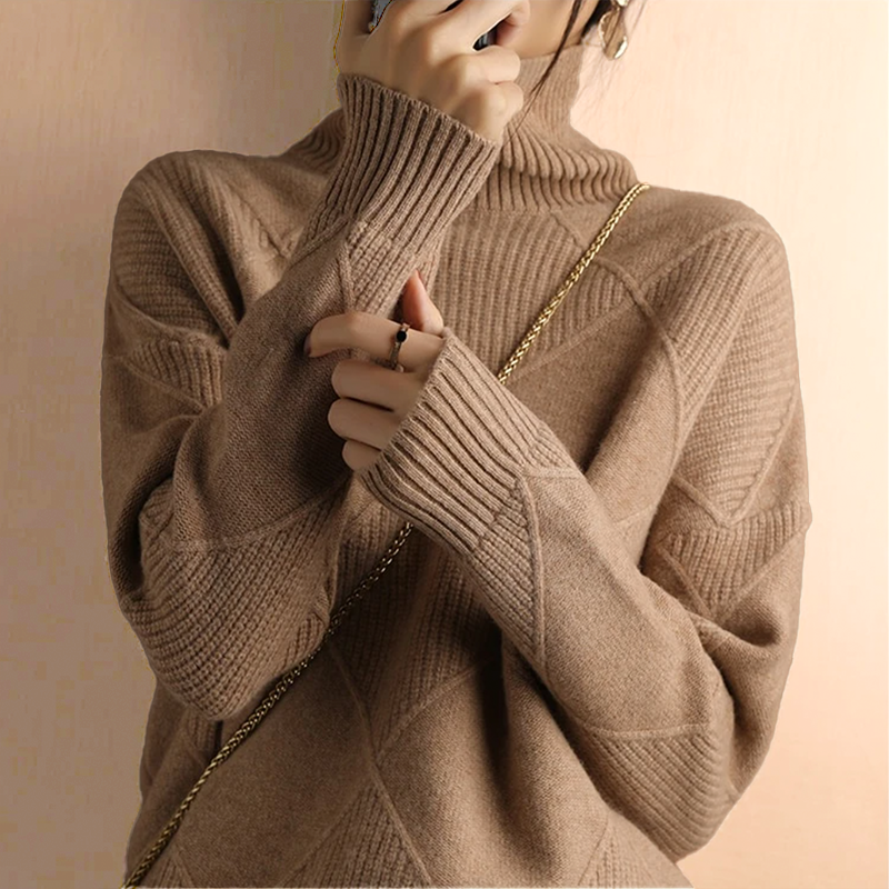 Dione™ | Structured turtleneck jumper