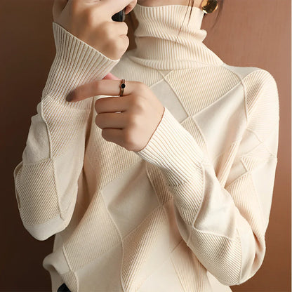 Dione™ | Structured turtleneck jumper